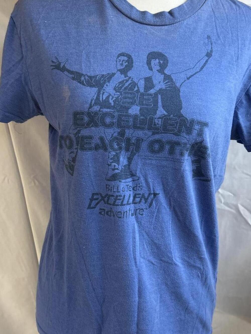 Women's Bill & Ted Graphic Tee, Blue, Small